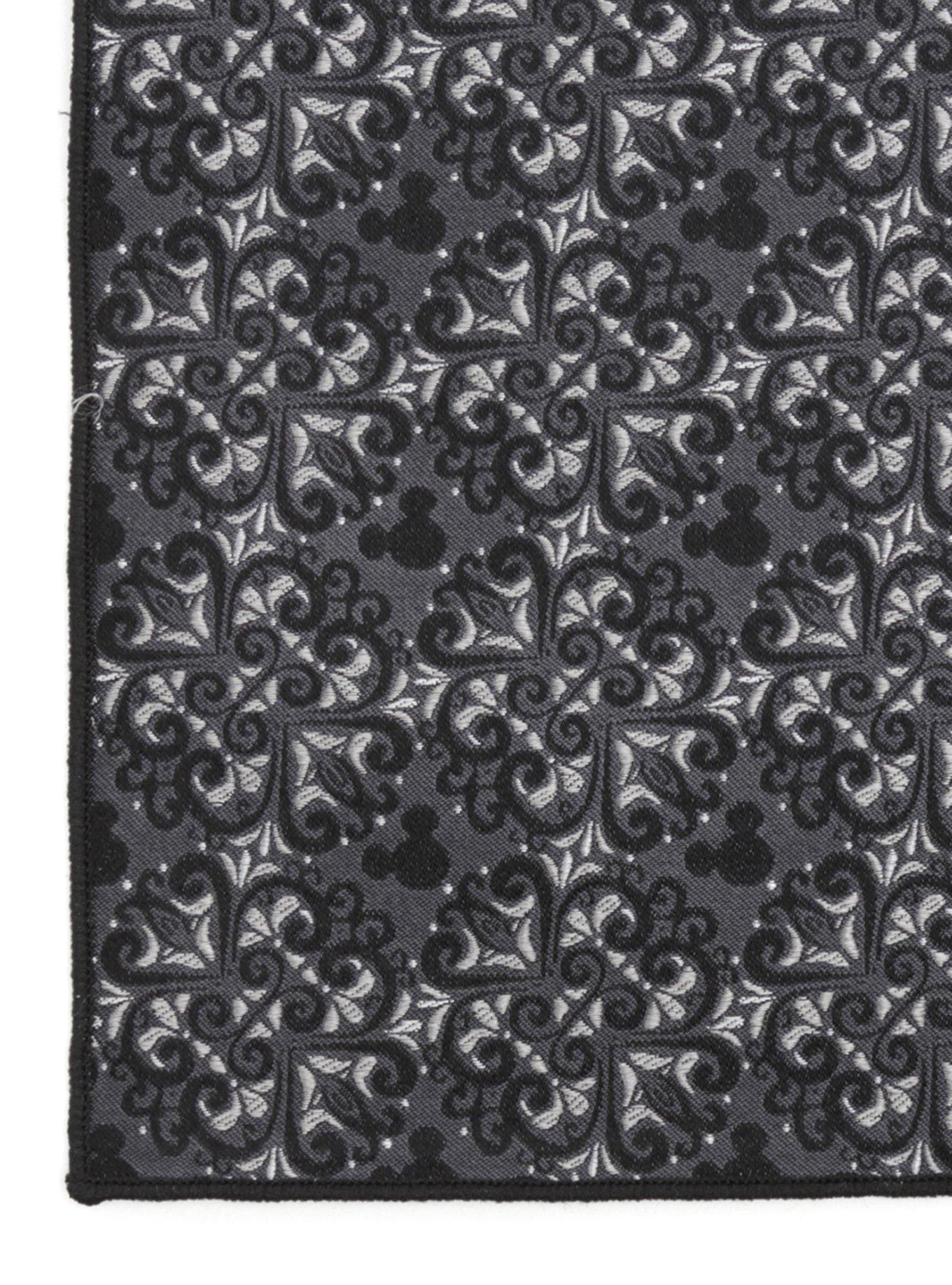 Disney Mickey Mouse Damask Tile Pocket Square, , alternate