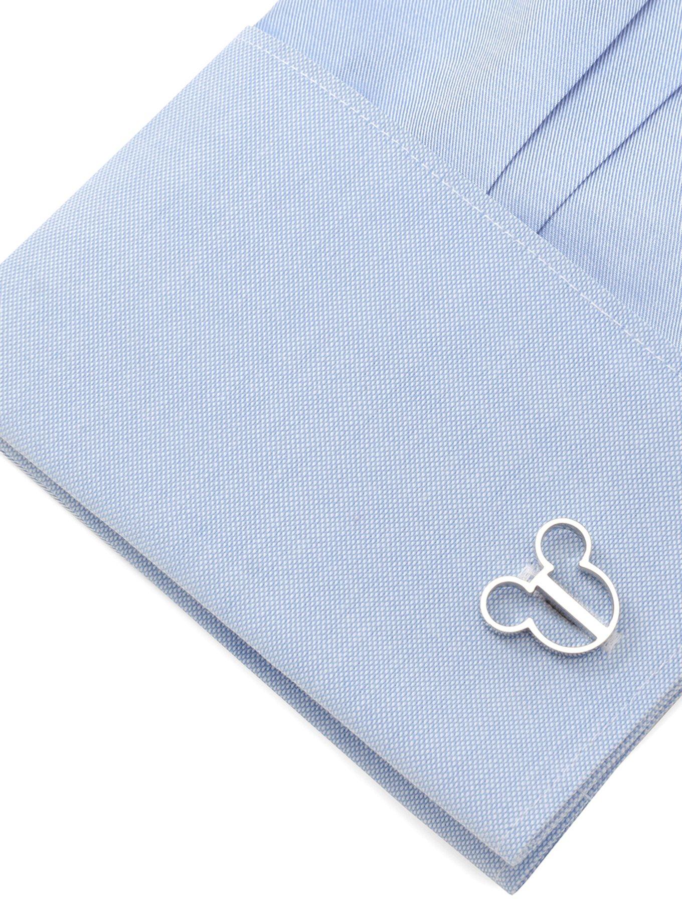 Disney Mickey Mouse Silhouette Cutout Cufflinks, , alternate