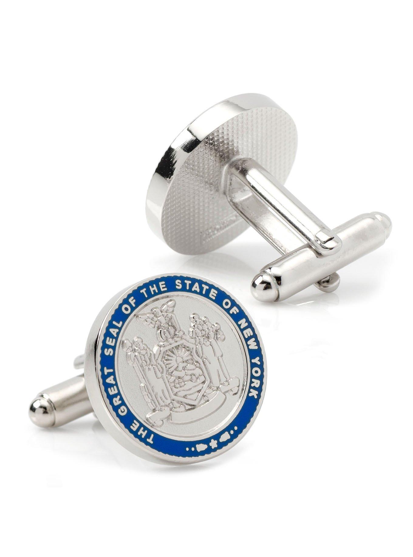 New York State Seal Cufflinks, , hi-res