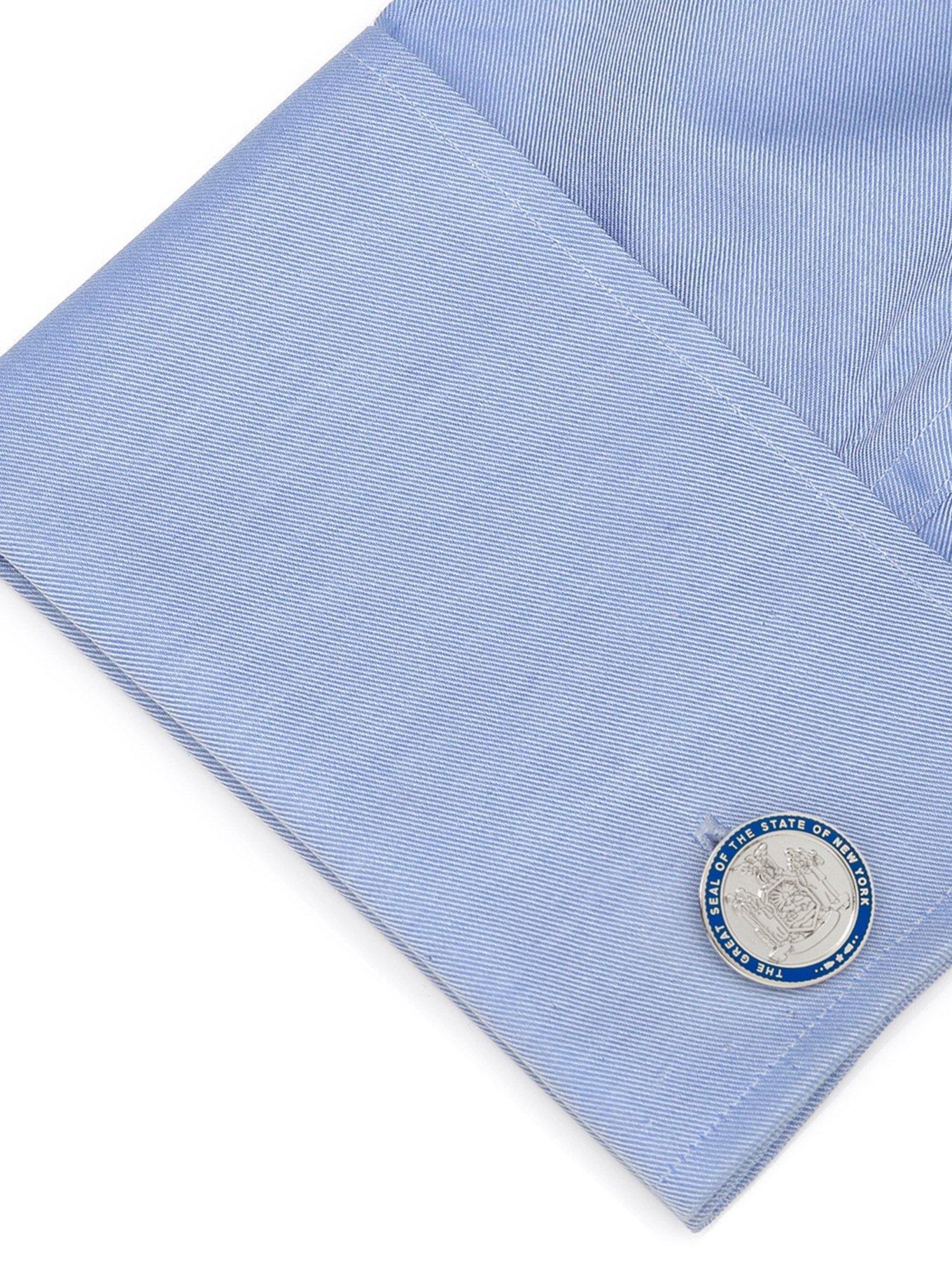 New York State Seal Cufflinks, , alternate