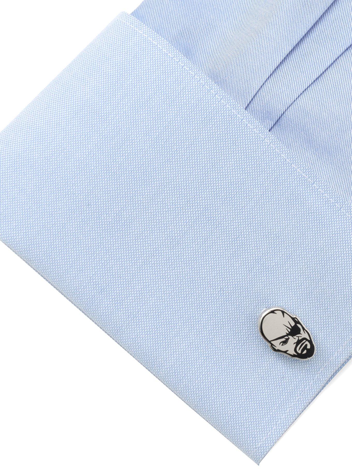 Marvel Avengers Nick Fury Silver Cufflinks, , alternate