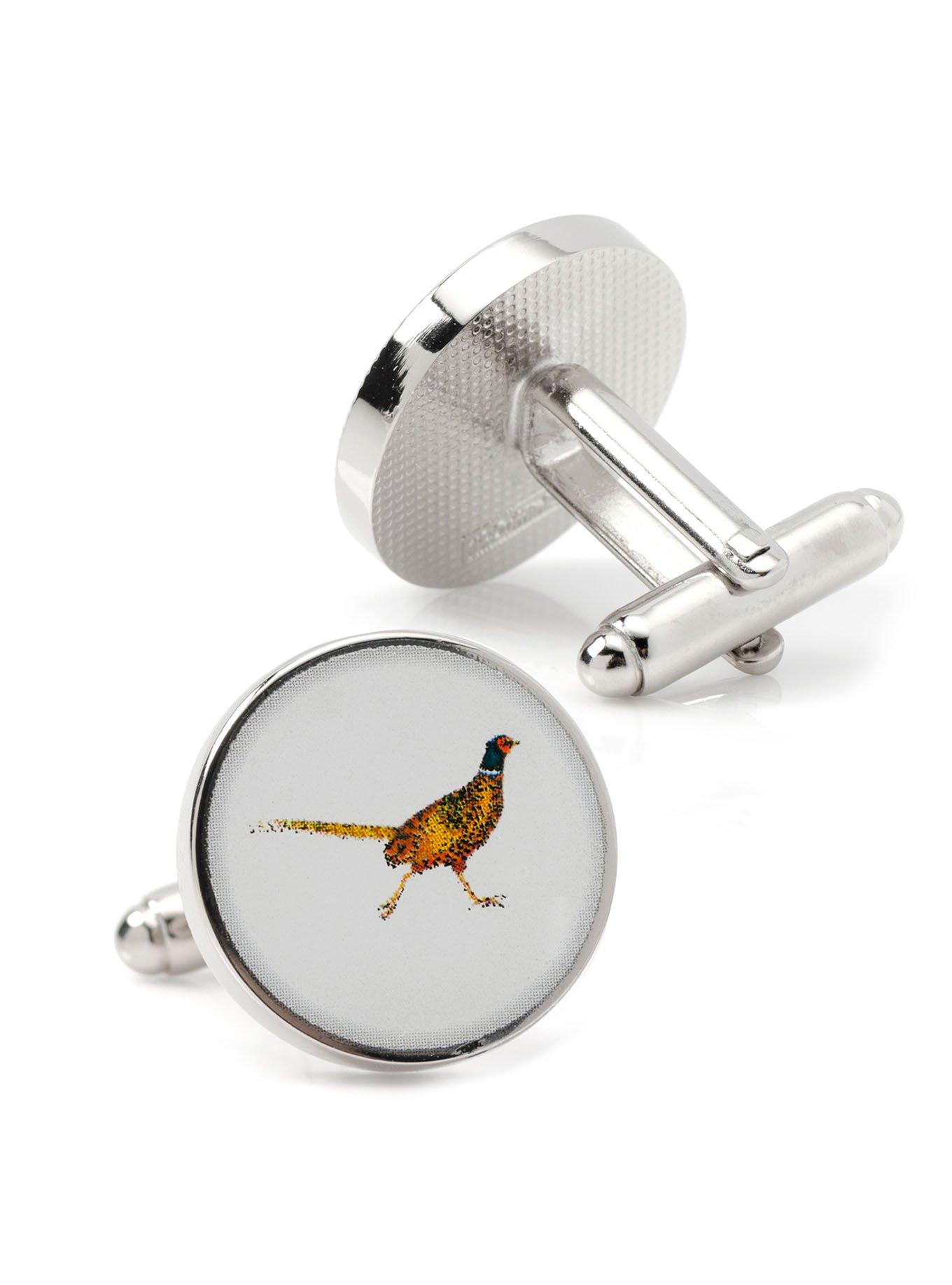Pheasant Bird Cufflinks, , hi-res
