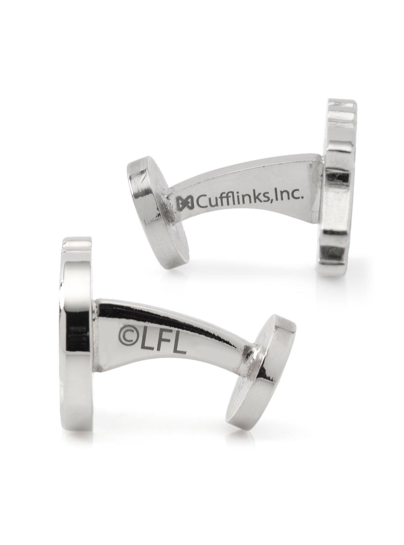 Star Wars Millennium Falcon Silver Cufflinks, , alternate