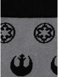 Star Wars Rebel Imperial Gray Men's Sock, , alternate