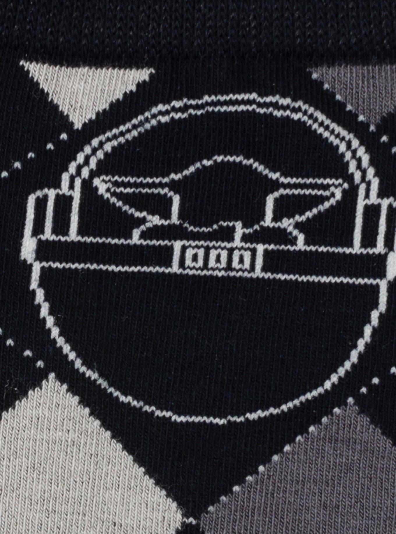 Star Wars The Mandalorian The Child Argyle Charcoal Men's Sock, , alternate