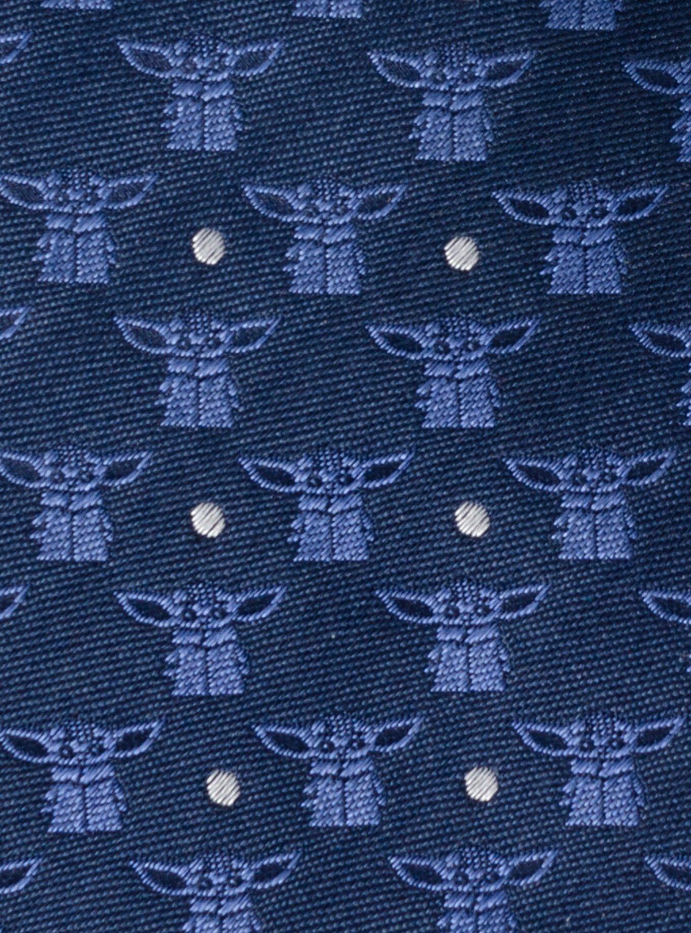 Star Wars The Mandalorian The Child Navy Blue Men's Tie, , alternate
