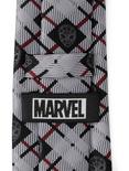 Marvel Spider-Man Plaid Black Men's Tie, , alternate