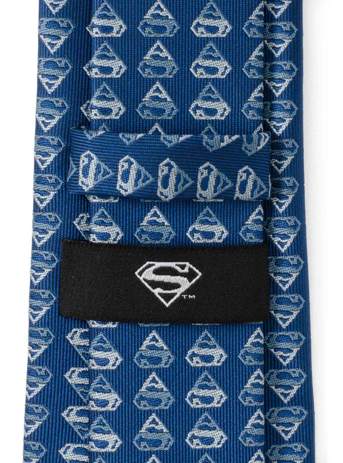 DC Comics Superman Shield Logo Blue Men's Tie
