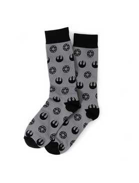 Star Wars Rebel Imperial Grey Men's Sock, , hi-res