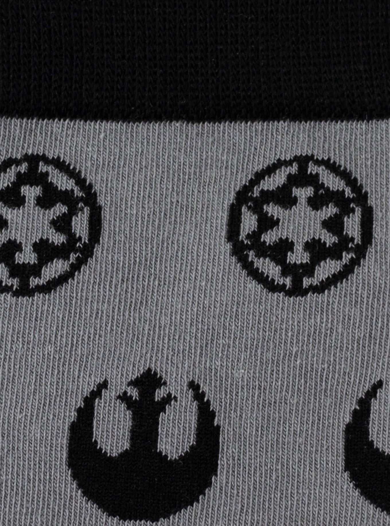 Star Wars Rebel Imperial Grey Men's Sock, , alternate