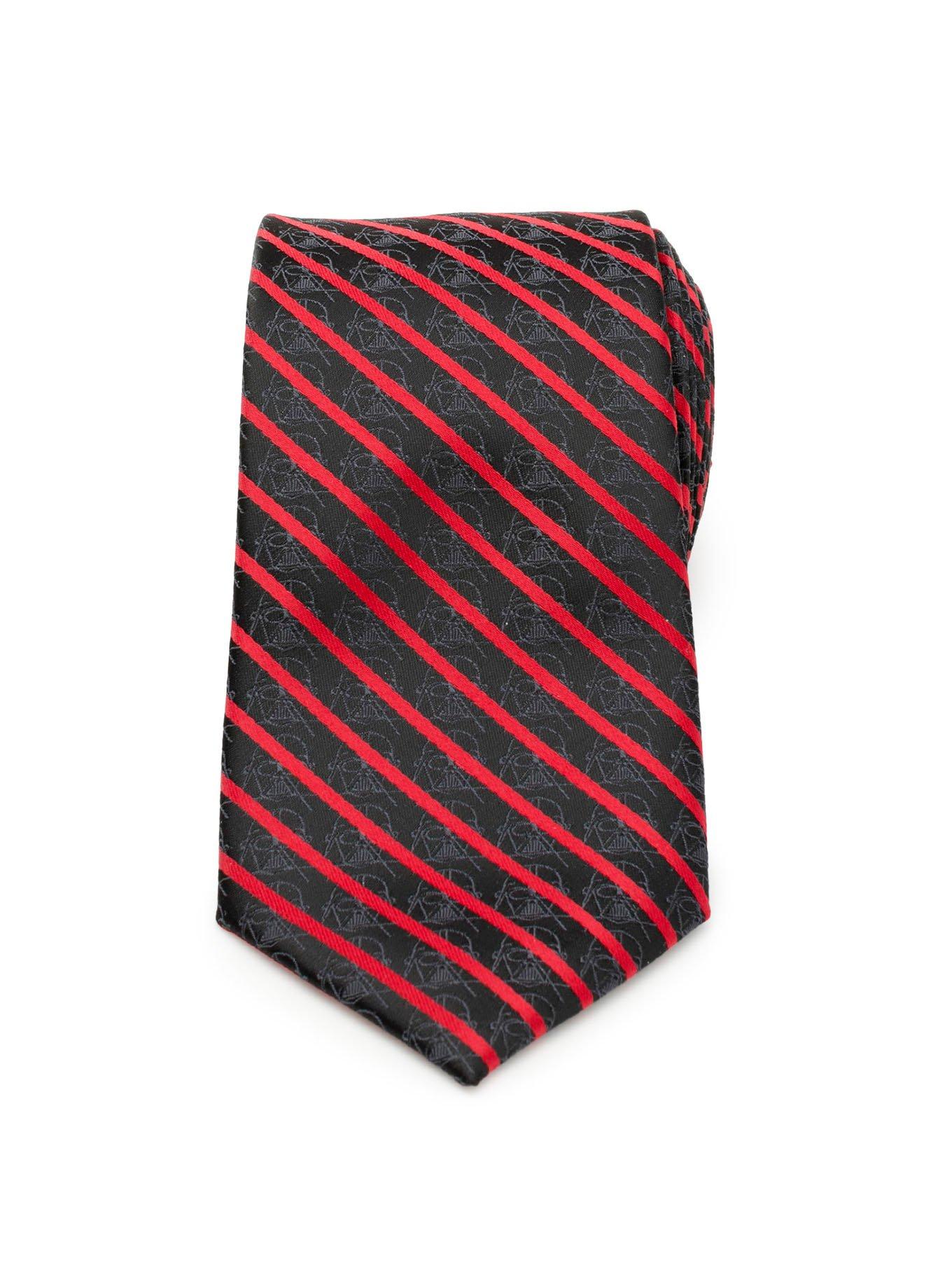 Star Wars Darth Vader Stripe Red Black Men's Tie, , alternate