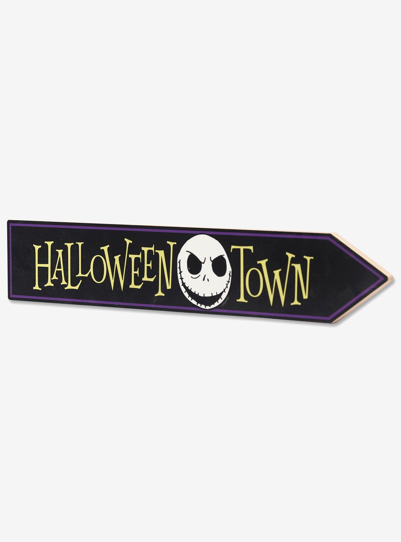 Disney The Nightmare Before Christmas Halloween Town Jack Skellington Arrow Wood Wall Decor, , hi-res