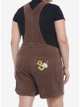 Shrek Embroidered Corduroy Shortalls Plus Size, MULTI, alternate