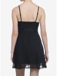 Social Collision Black Corset Slip Dress, BLACK, alternate