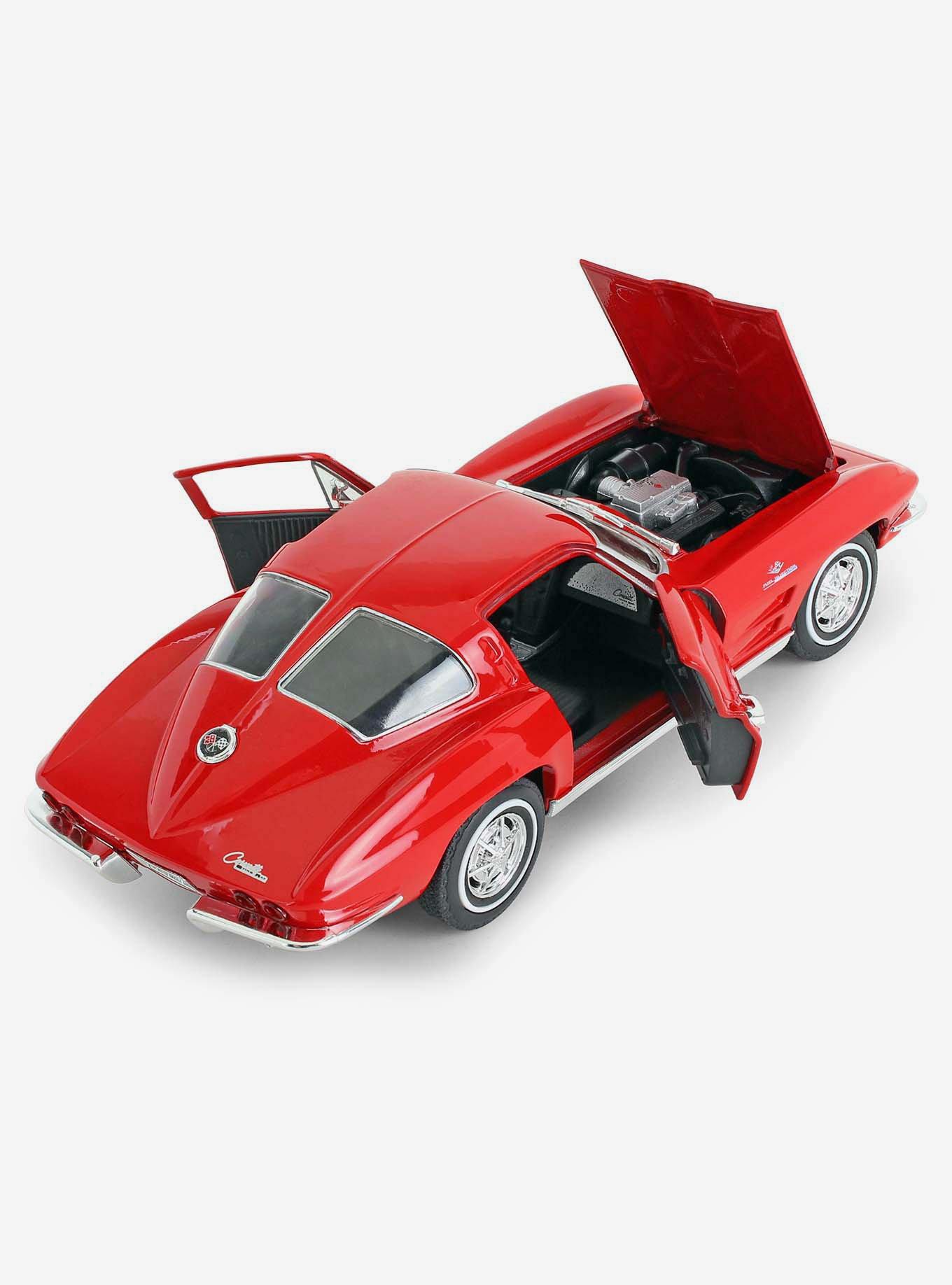 Busted Knuckle Garage 1963 Chevrolet Corvette Diecast Collectable Car, , alternate