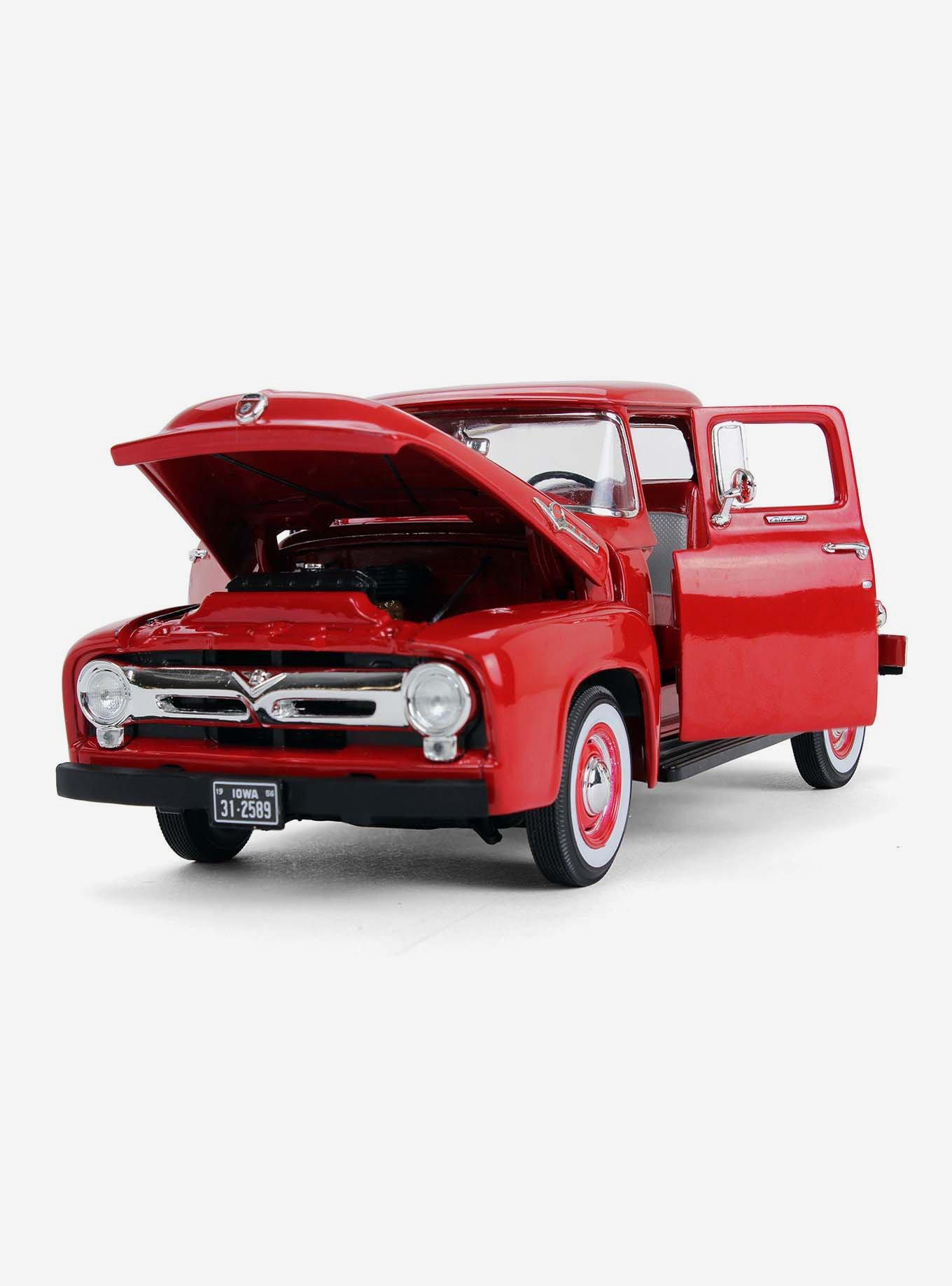 1956 Ford Pickup Vermilion Red Diecast Collectable Car, , alternate