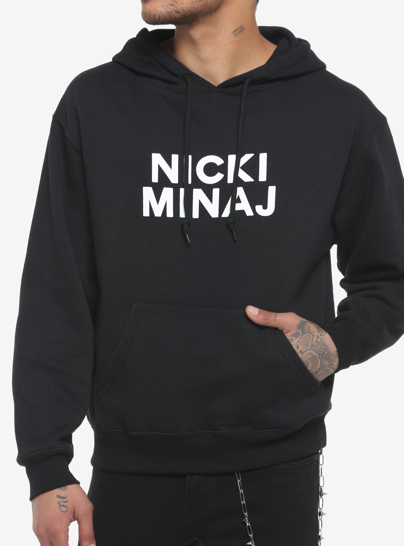 Nicki Minaj Portrait Hoodie, BLACK, alternate
