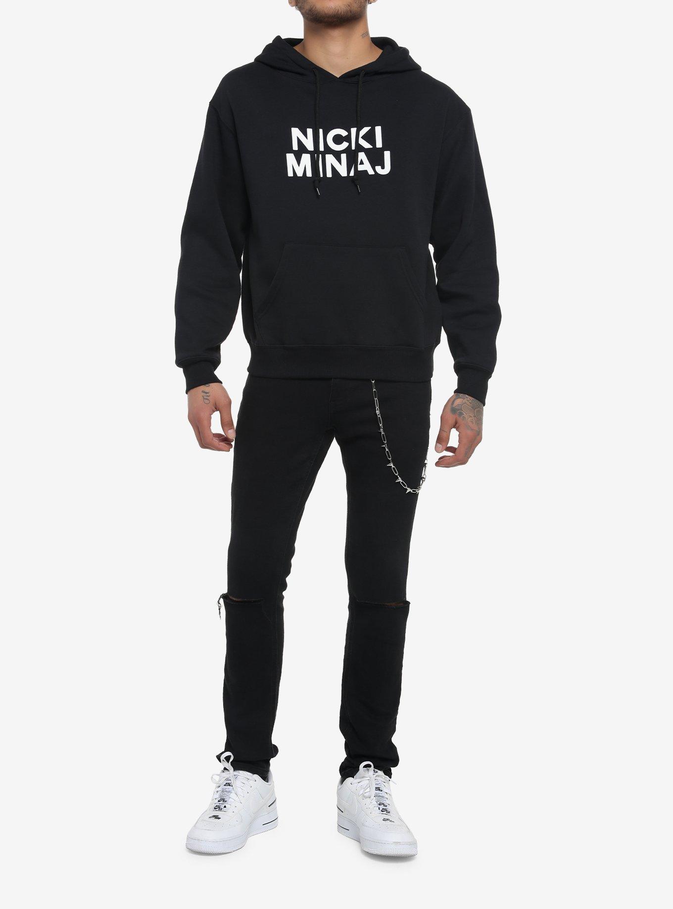 Nicki Minaj Portrait Hoodie, BLACK, alternate