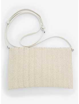 Shell Woven Straw Crossbody Bag, , hi-res