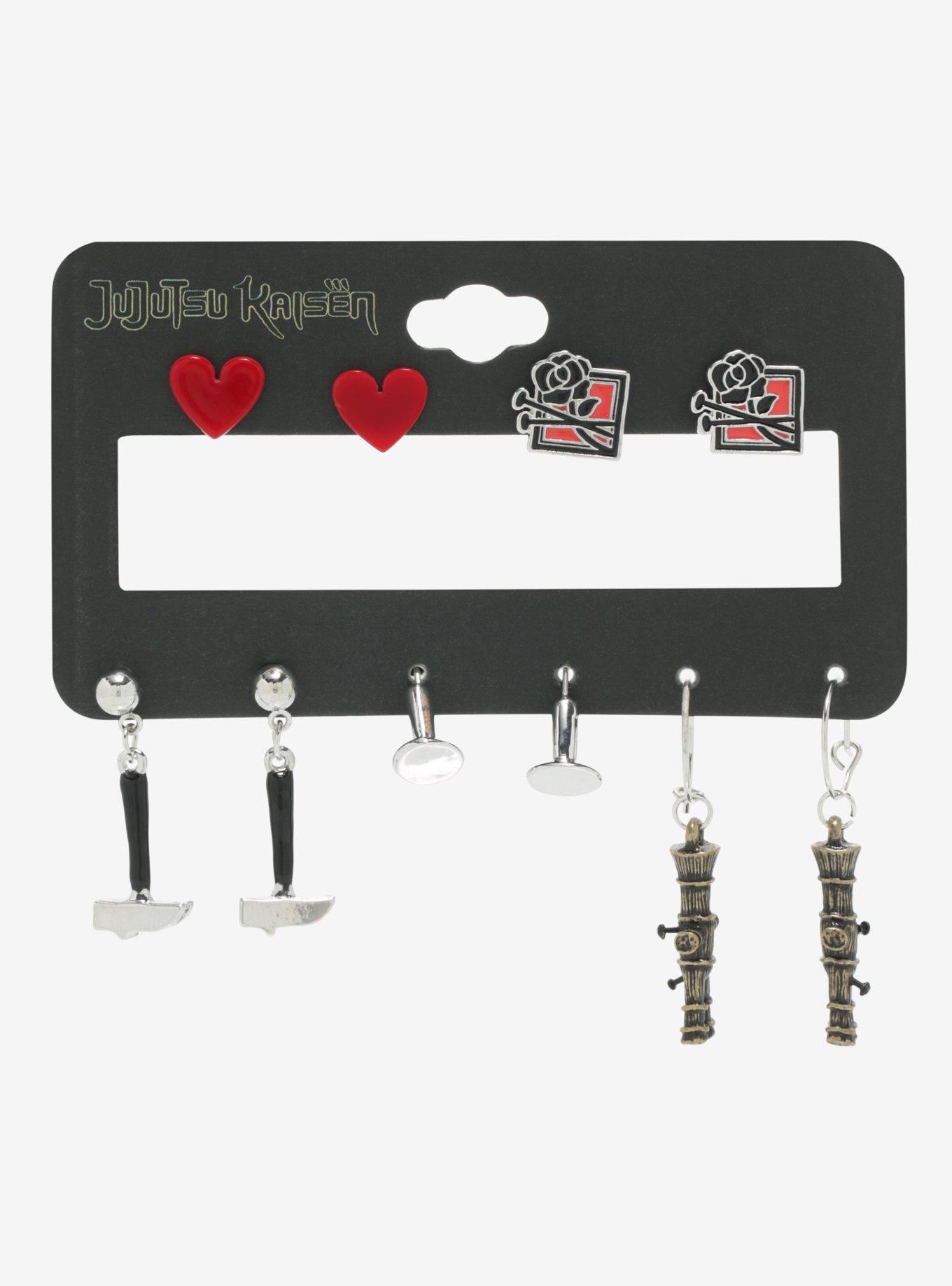 Jujutsu Kaisen Nobara Kugisaki Earring Set - BoxLunch Exclusive, , alternate