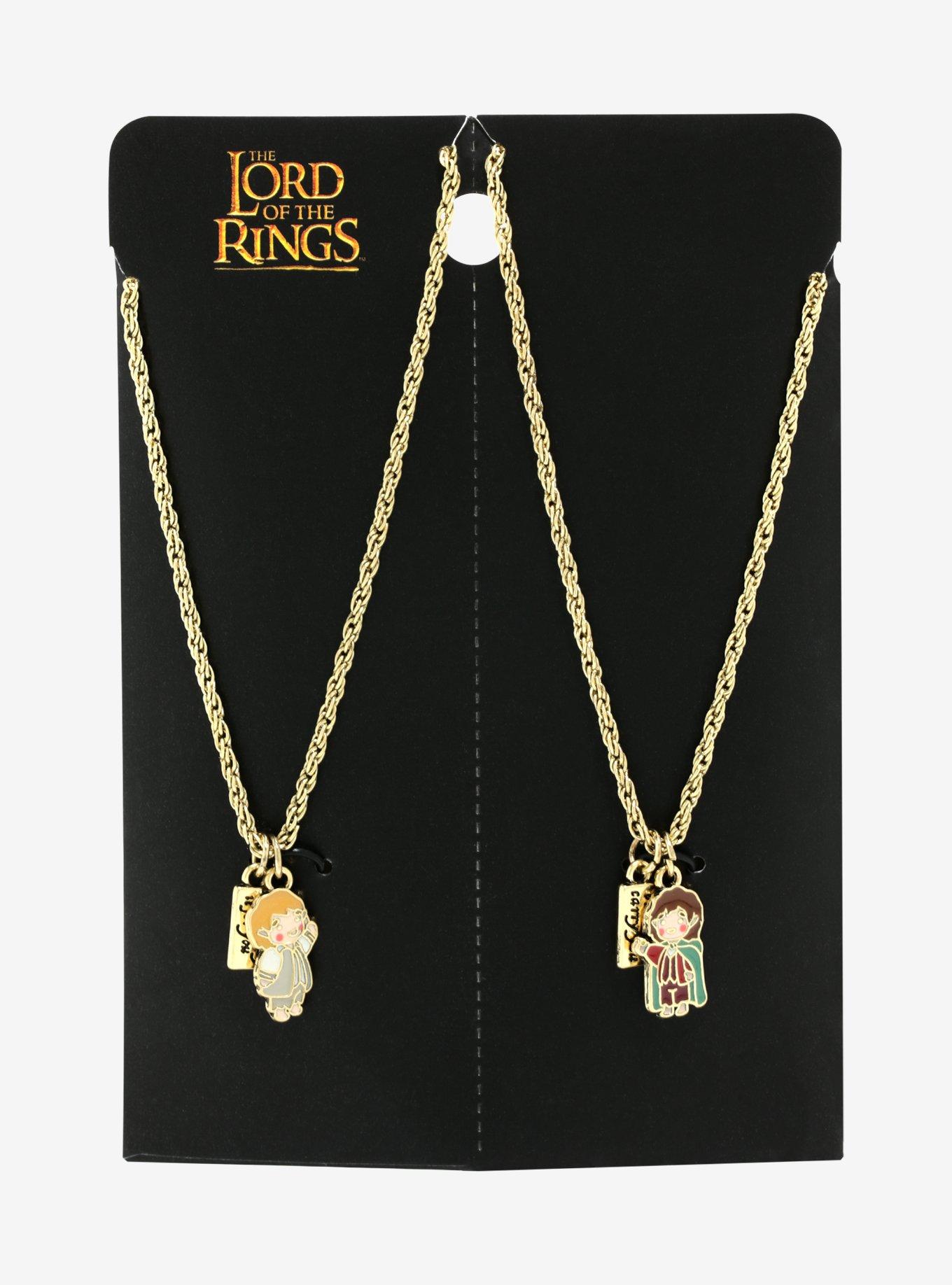 The Lord of the Rings Frodo & Sam Chibi Bestie Necklace Set - BoxLunch Exclusive , , alternate