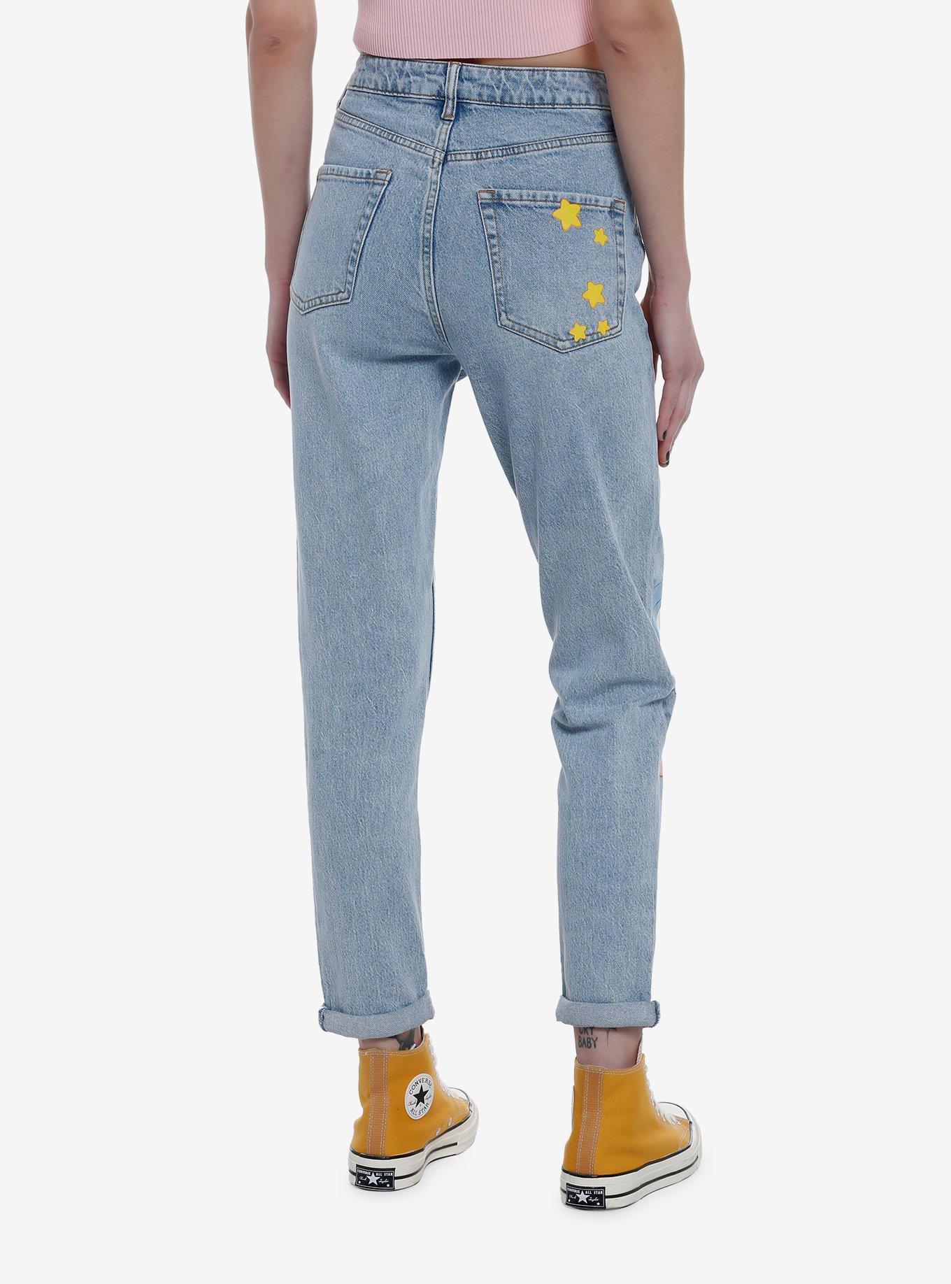 Care Bears Cousins Mom Jeans, MEDIUM INDIGO, alternate