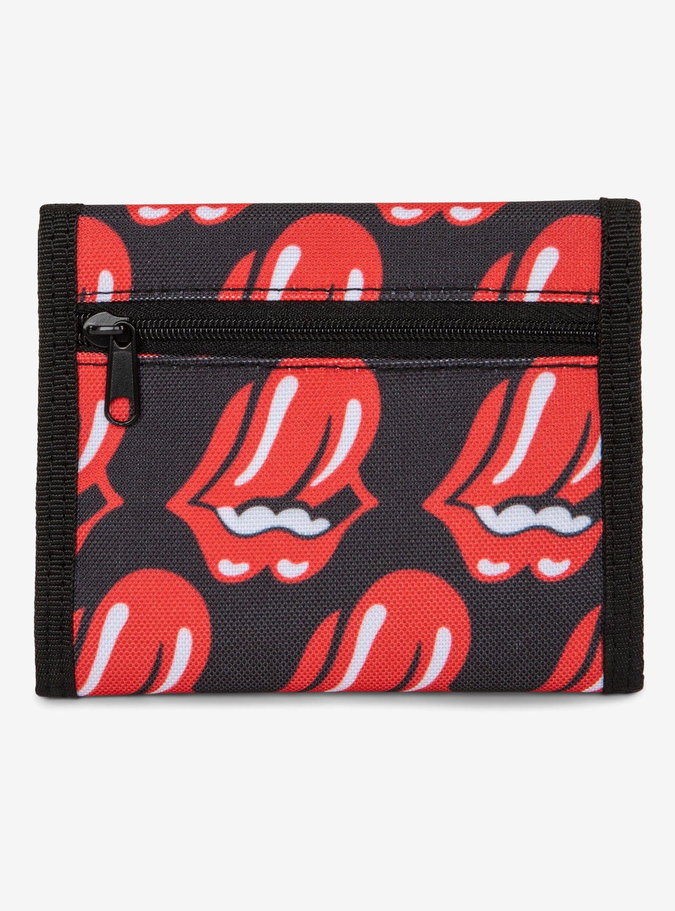 Bugatti Rolling Stones Trifold Wallet with Double Snap Closure Red, , alternate