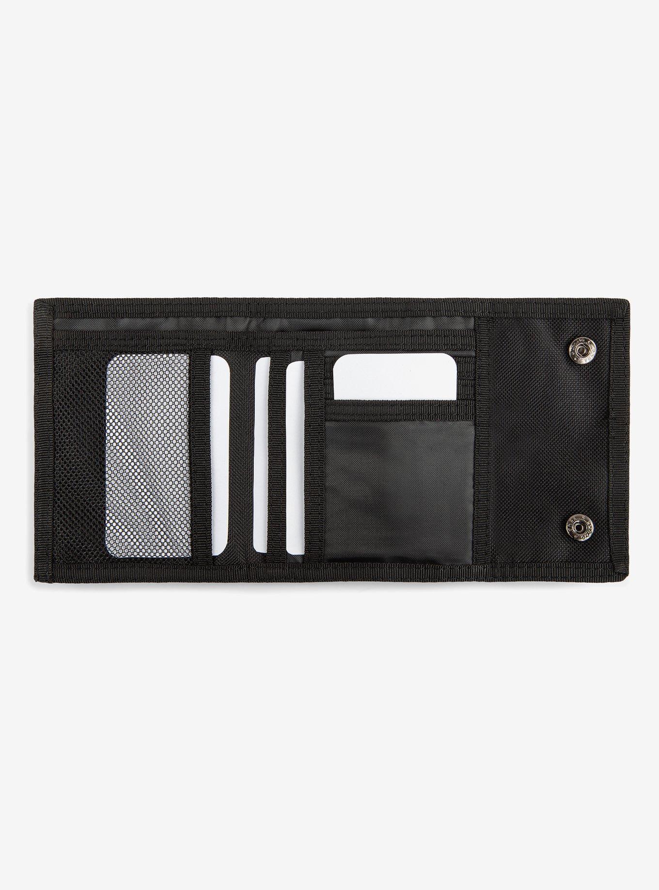 Bugatti Rolling Stones Trifold Wallet with Double Snap Closure Red and Black, , alternate