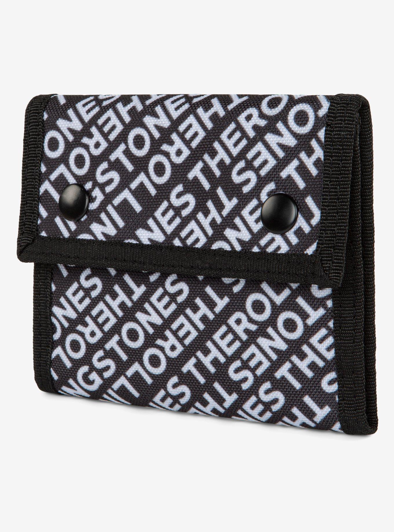 Bugatti Rolling Stones All Over Print Trifold Wallet with Double Snap Closure, , hi-res