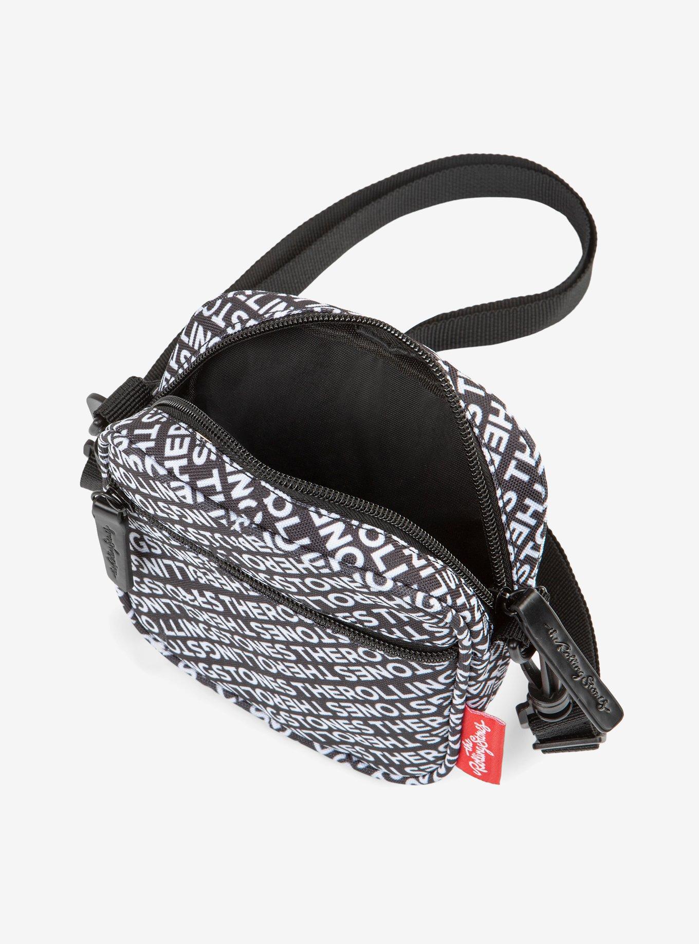 Bugatti Rolling Stones All Over Print Vegan Leather Crossbody Bag, , alternate