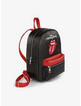 Bugatti Rolling Stones Vegan Leather Mini Backpack Black and Red, , hi-res