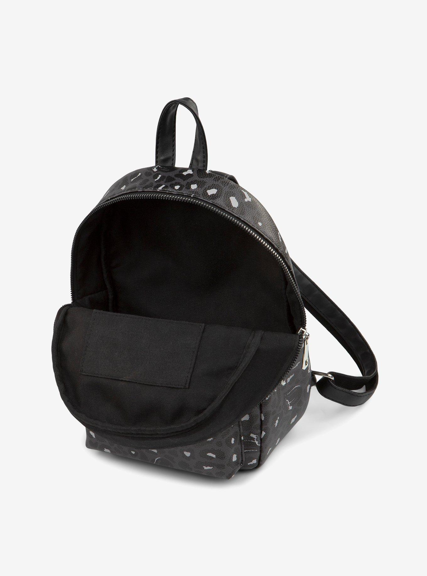 Bugatti Rolling Stones Vegan Leather Mini Backpack Black Pattern, , alternate