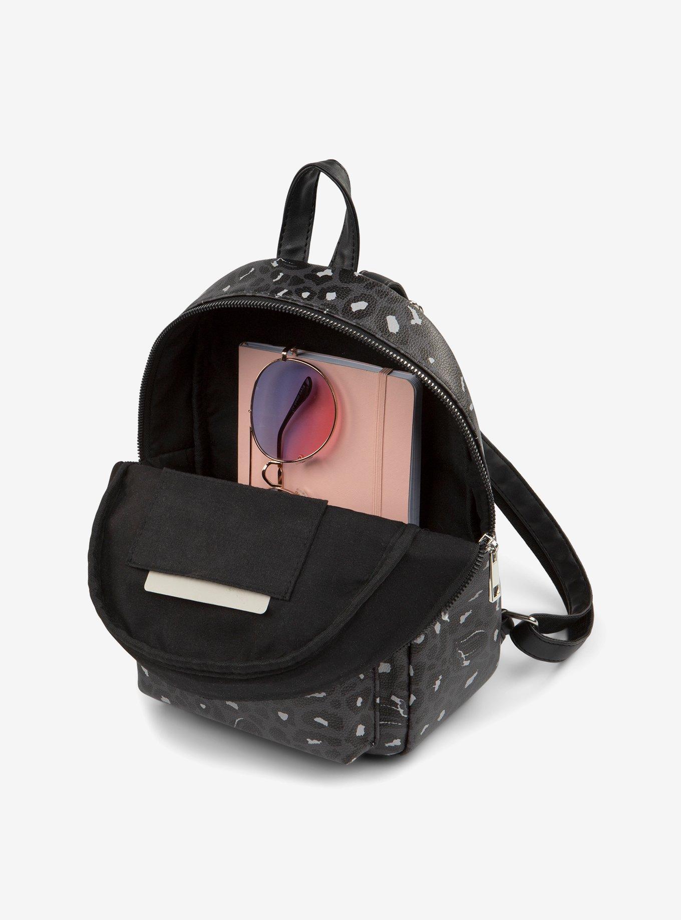 Bugatti Rolling Stones Vegan Leather Mini Backpack Black Pattern, , alternate