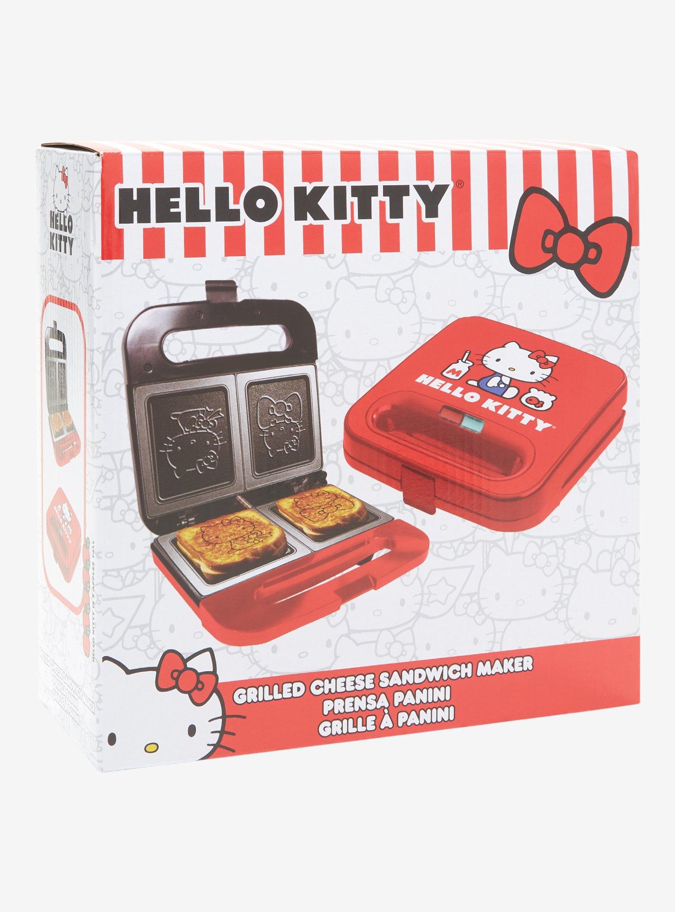 Hello Kitty Grilled Cheese Maker Panini Press and Compact Indoor