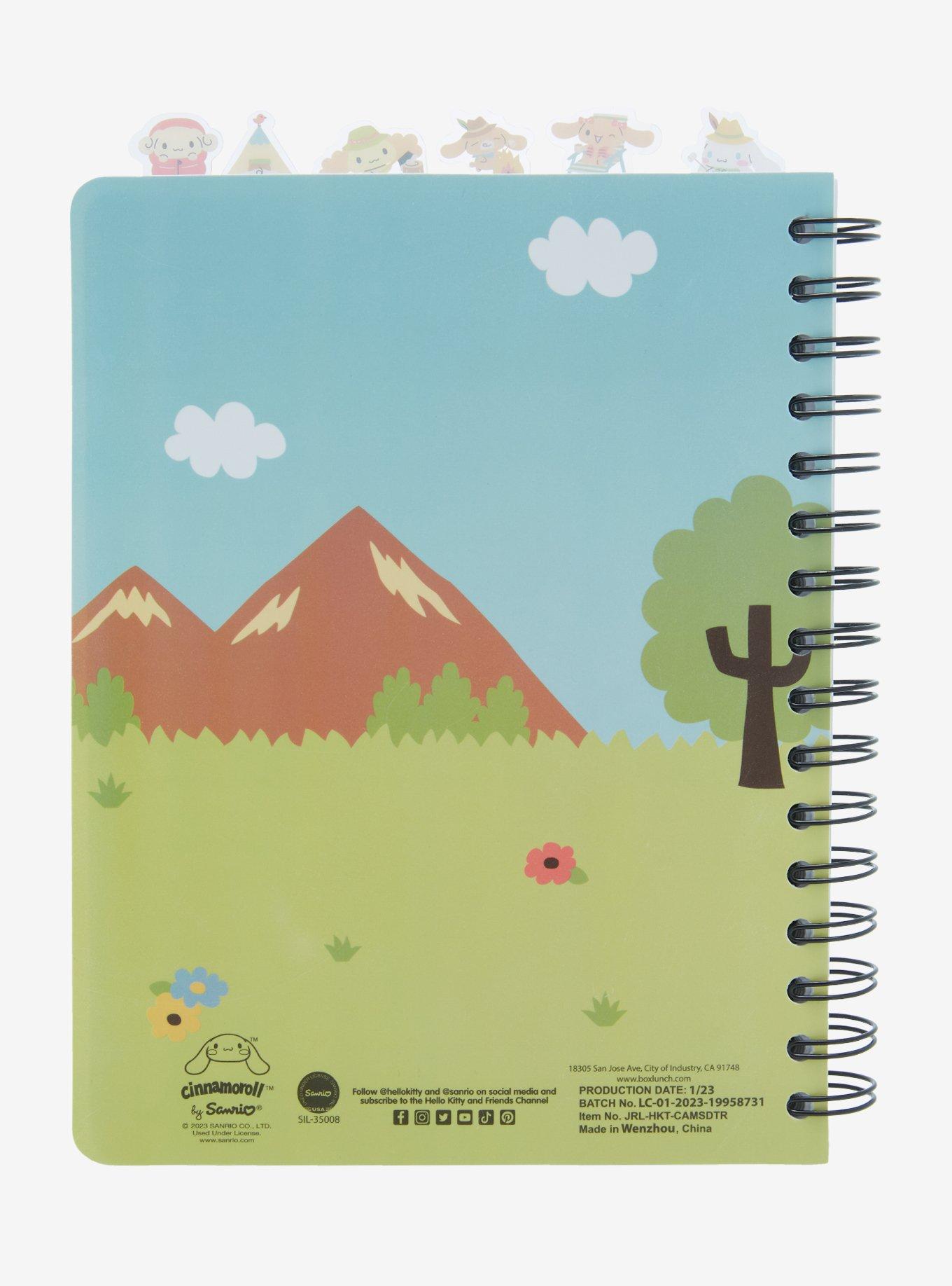 Sanrio Cinnamoroll Camping Figural Tab Journal - BoxLunch Exclusive, , alternate
