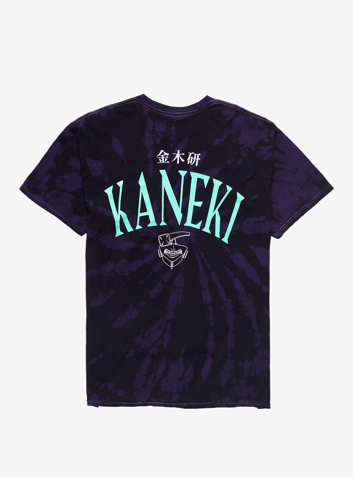 Tokyo Ghoul Ken Kaneki Double-Sided Tie-Dye T-Shirt, MULTI, alternate