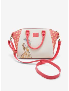Loungefly Disney Beauty And The Beast Belle Rose Satchel Bag, , hi-res
