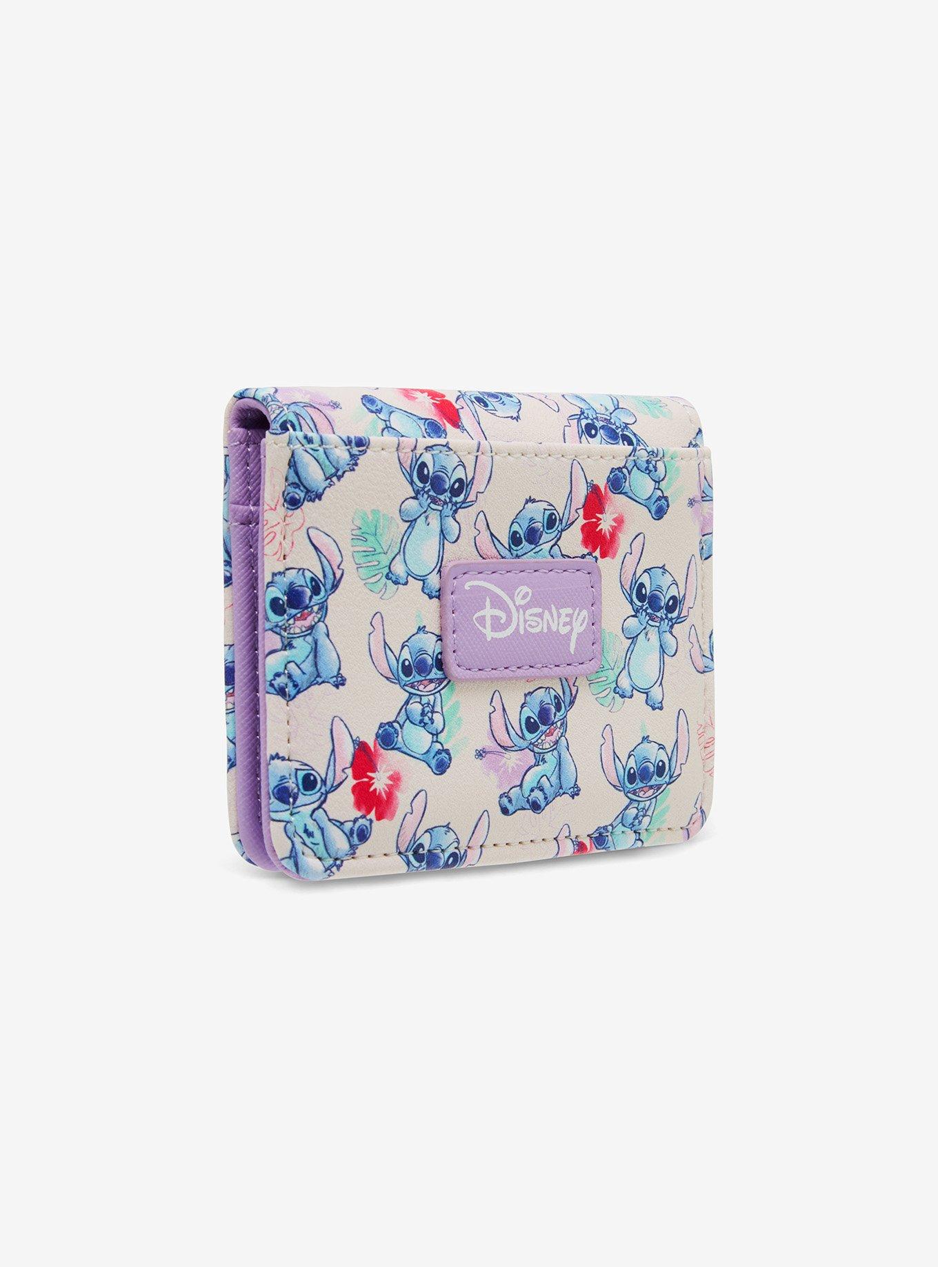 Disney Lilo & Stitch Tropical Lavender Flap Wallet, , alternate