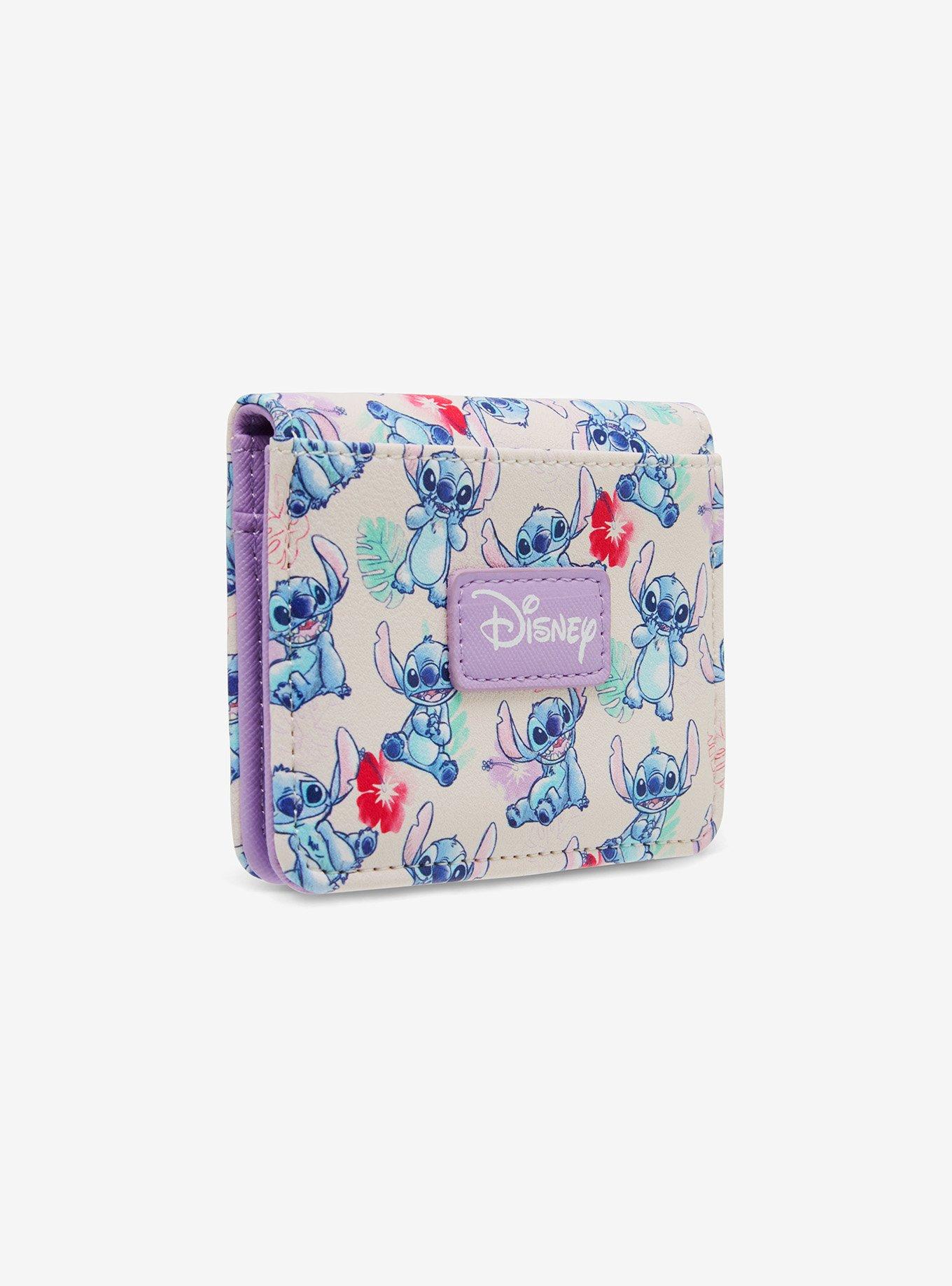 Disney Lilo & Stitch Tropical Lavender Flap Wallet, , hi-res