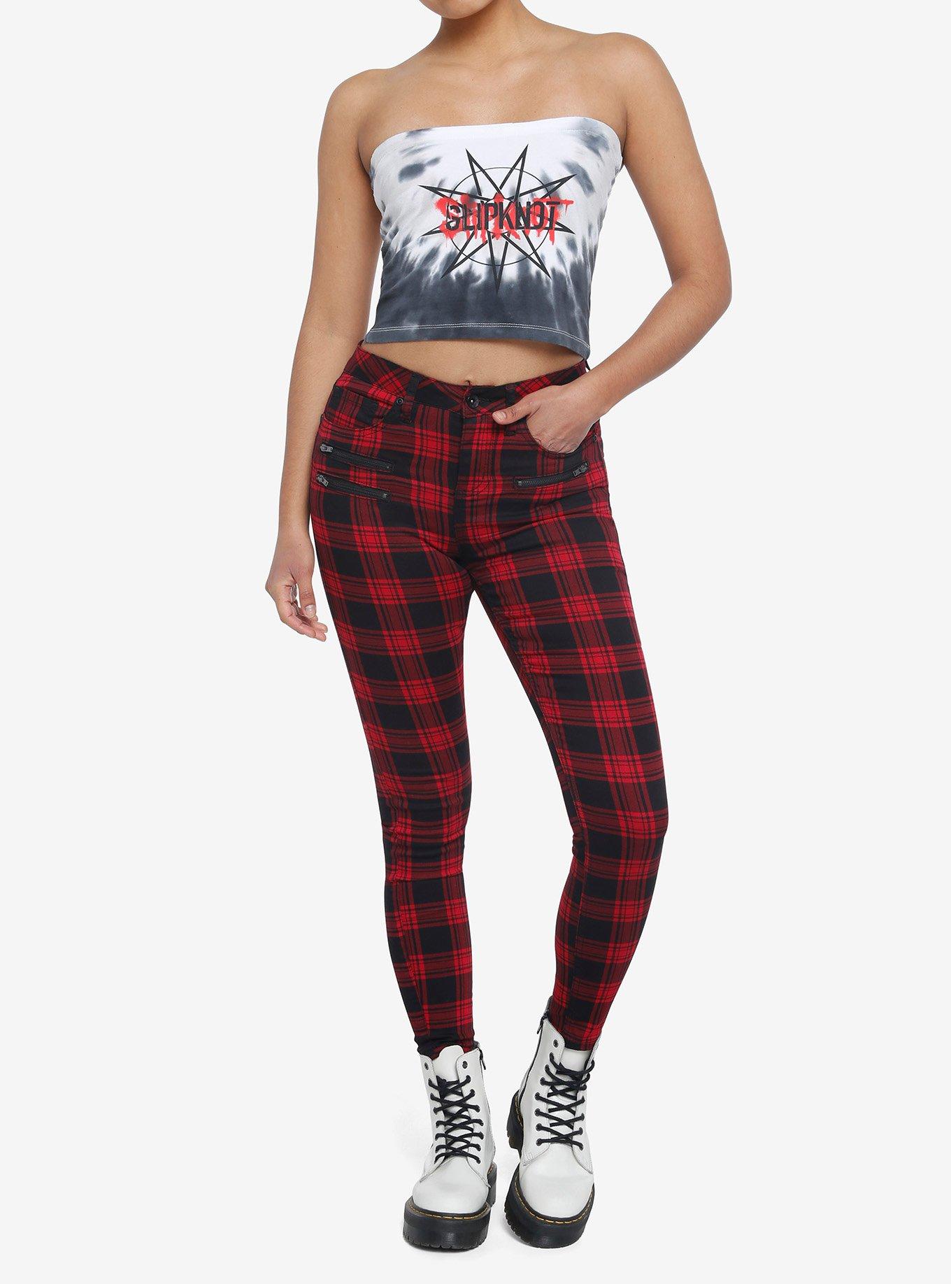 Slipknot Logo Tie-Dye Tube Top, MULTI, alternate