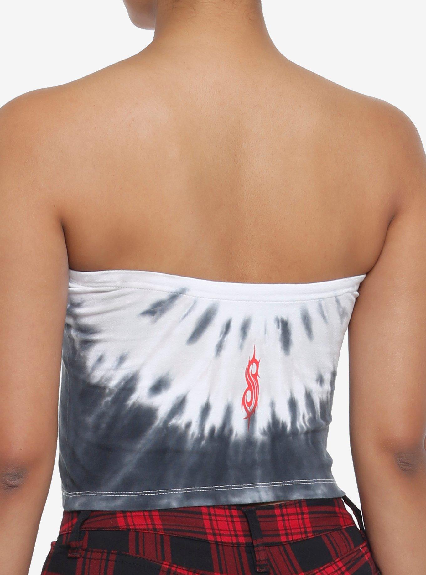 Slipknot Logo Tie-Dye Tube Top, MULTI, alternate