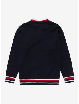 Plus Size Disney Mickey Mouse Letterman Collared Sweater - BoxLunch Exclusive , , hi-res