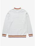 Harry Potter Hogwarts Letterman Collared Sweater - BoxLunch Exclusive , OFF WHITE, alternate