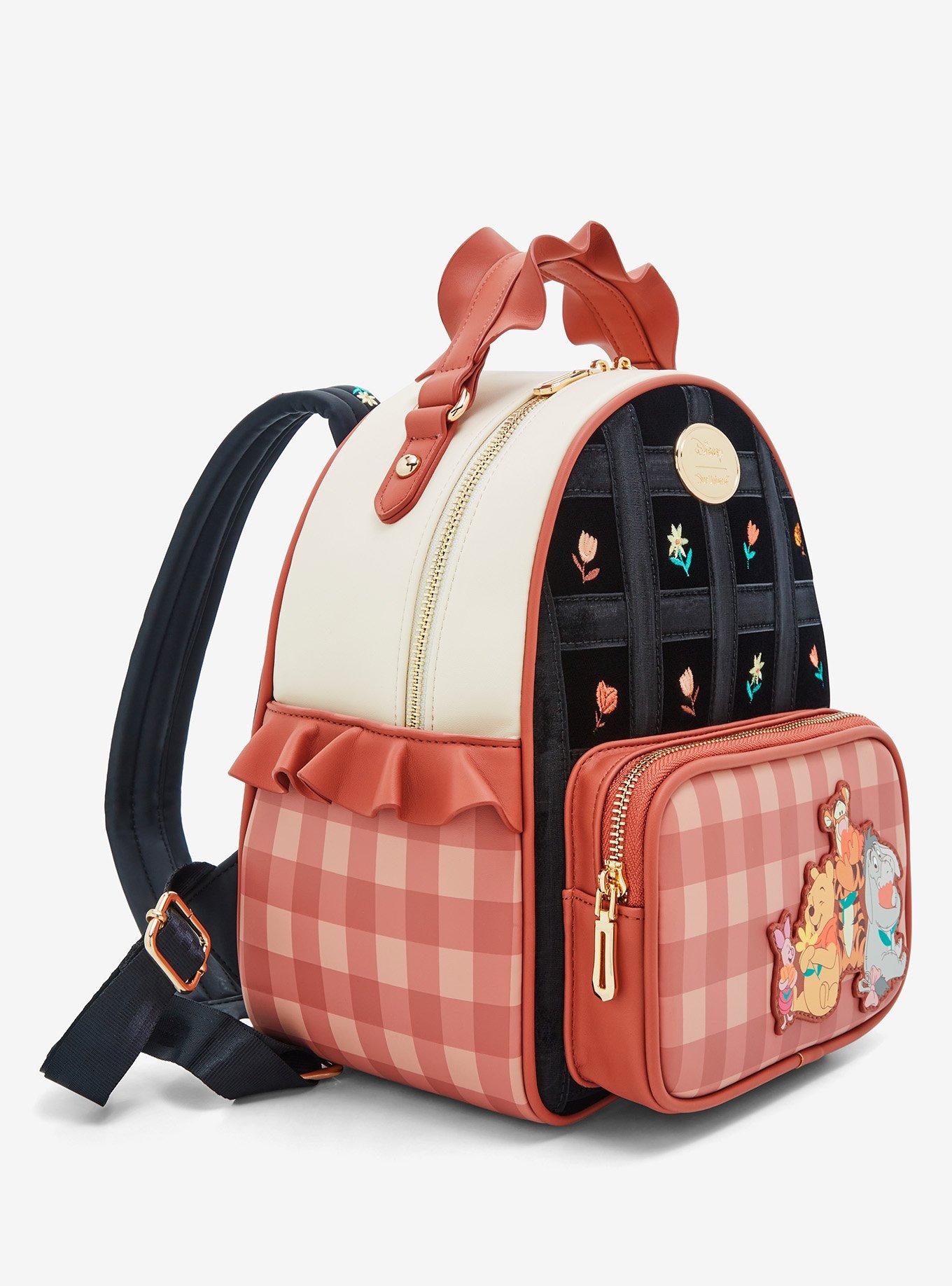 Our Universe Disney Winnie the Pooh Gingham Mini Backpack - BoxLunch Exclusive, , alternate