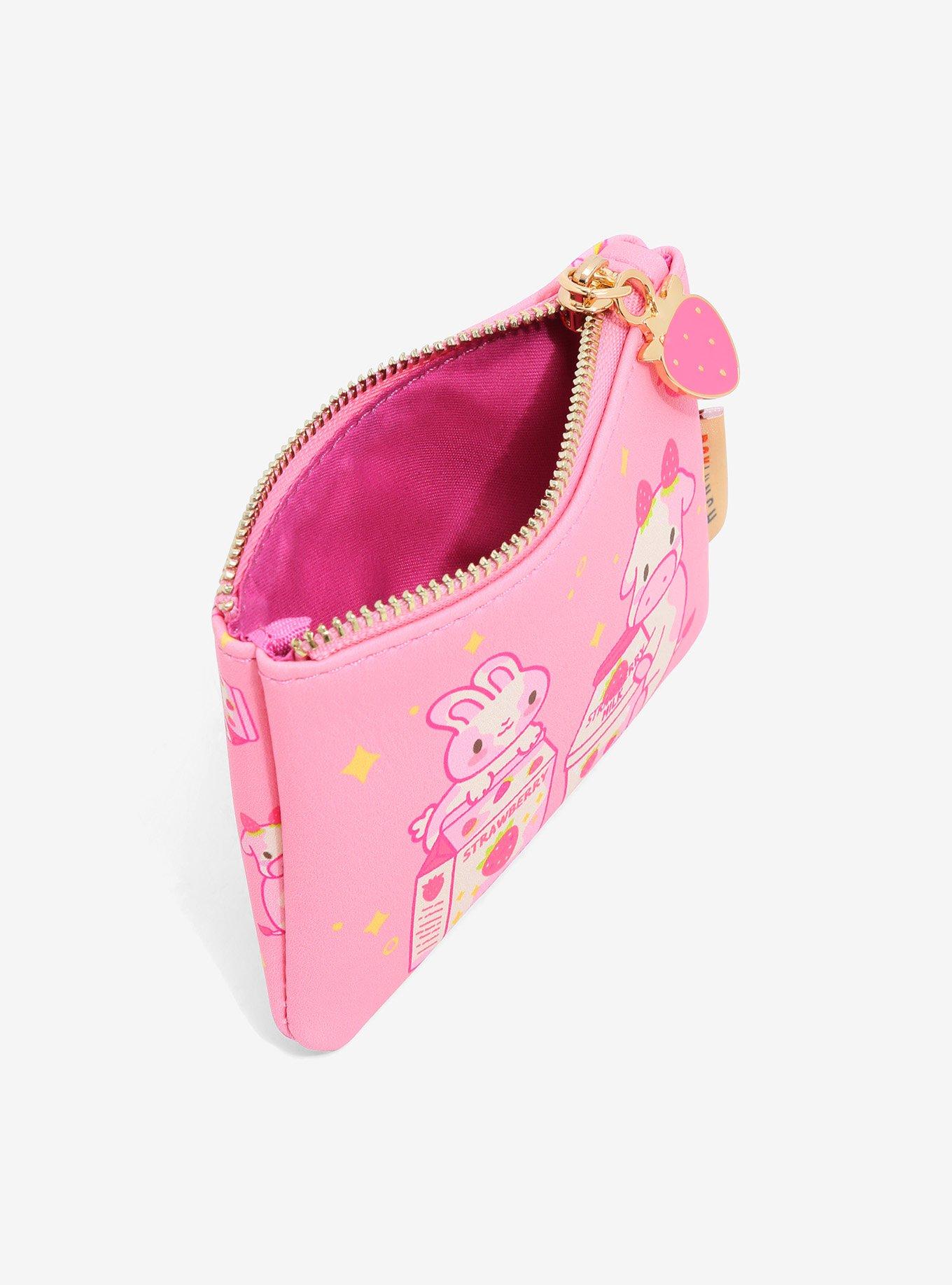 Strawberry Milk Animal Coin Purse - BoxLunch Exclusive, , alternate