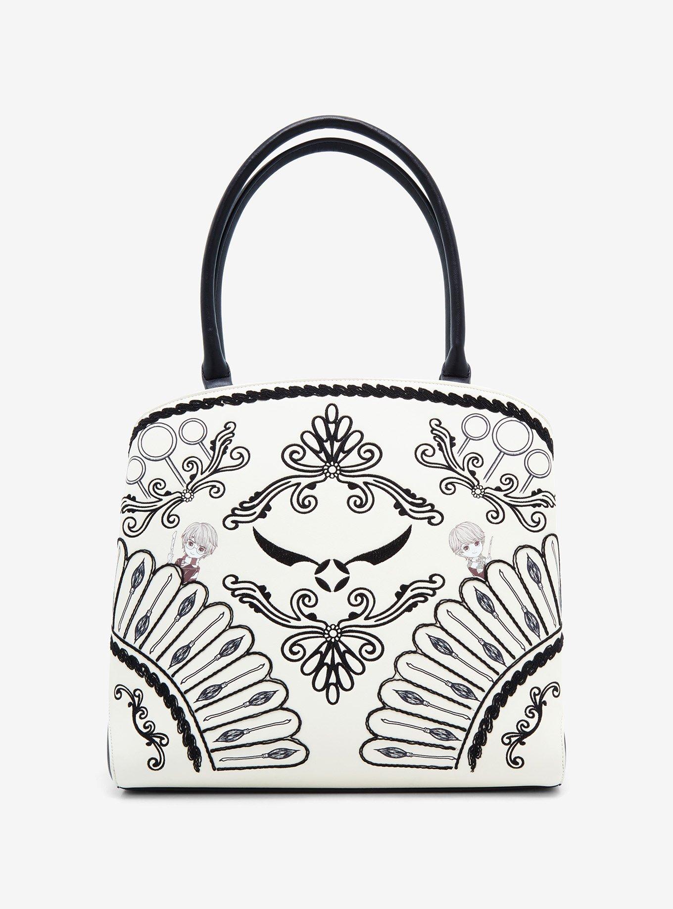 Harry Potter Ornate Icons Handbag - BoxLunch Exclusive , , alternate