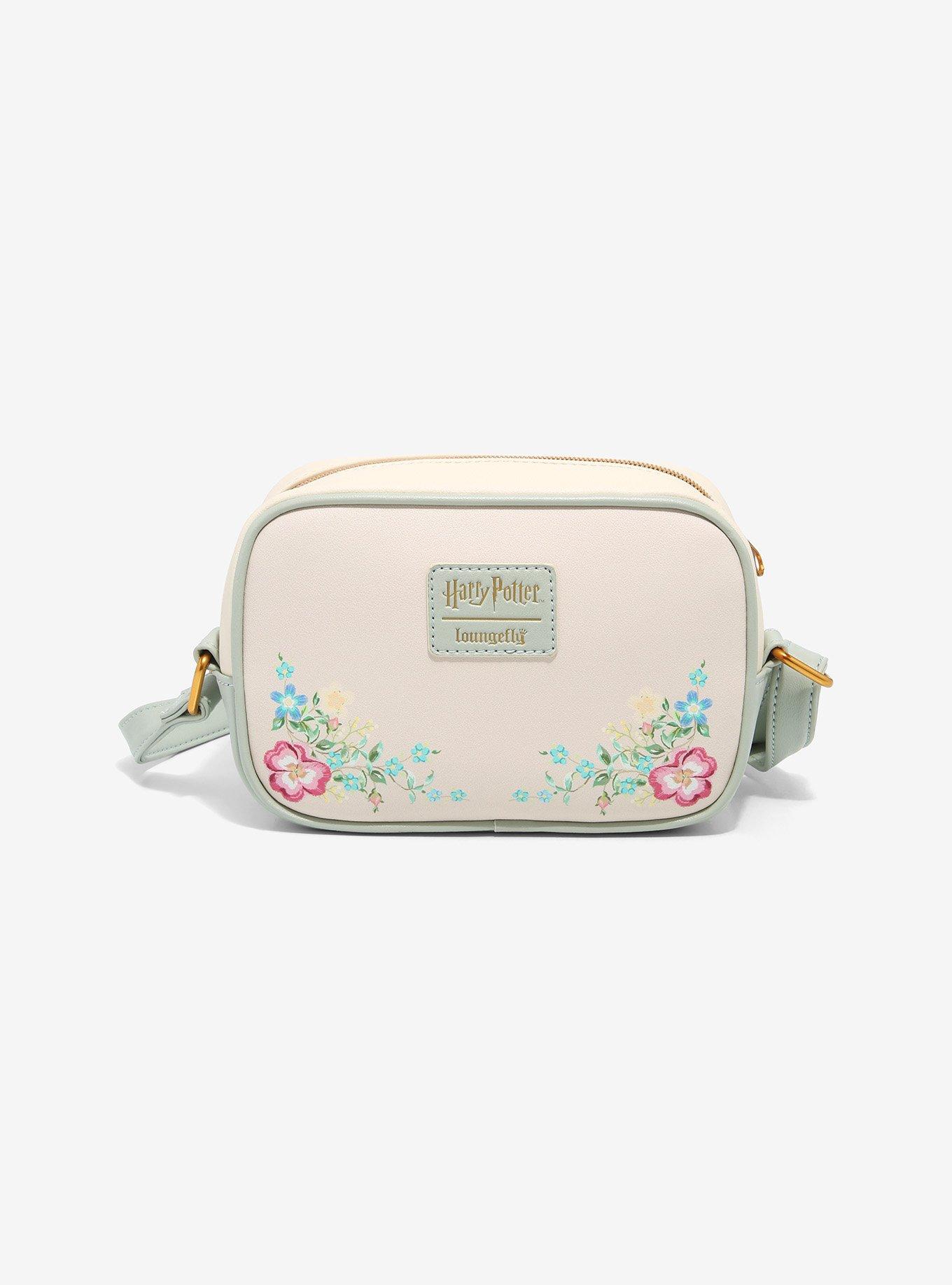 Loungefly Harry Potter Deathly Hallows Floral Crossbody Bag, , alternate