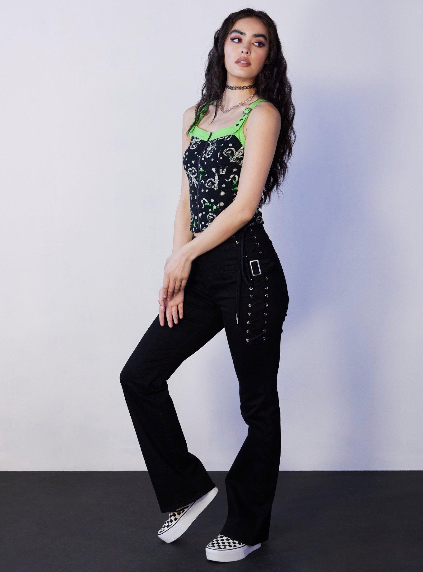 Beetlejuice Sandworm Buckle Strap Girls Tank Top, MULTI, alternate