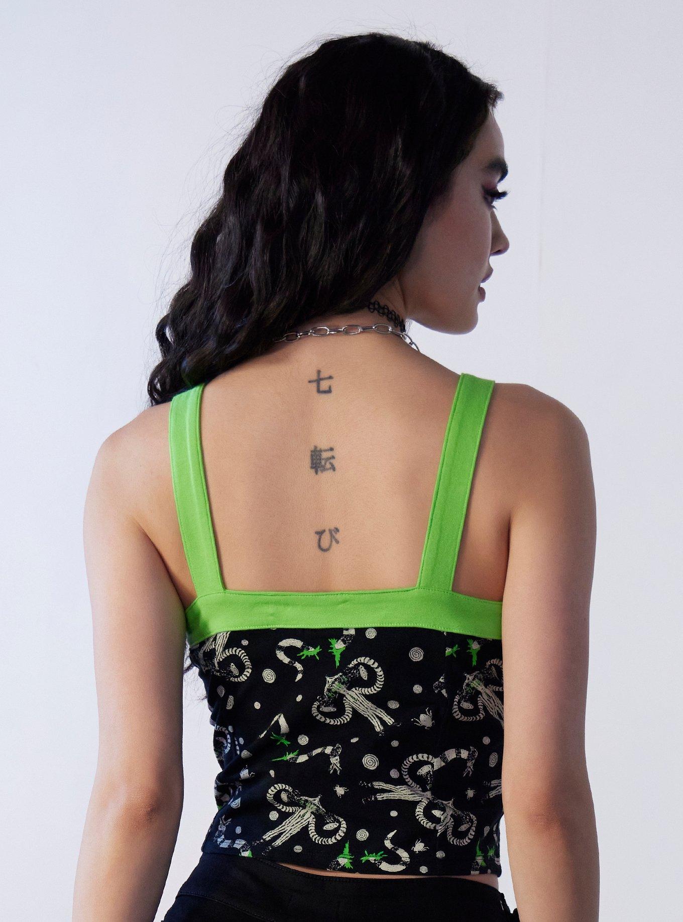 Beetlejuice Sandworm Buckle Strap Girls Tank Top, MULTI, alternate