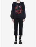 A Nightmare On Elm Street Lace-Up Girls Sweatshirt, MULTI, alternate